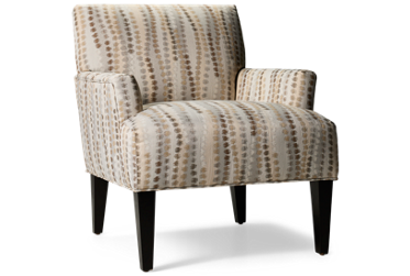 Choices Accent Chair - Chic Profile - Tall Tapered Legs - Durable Fabric - Mid-Century Modern Armchair