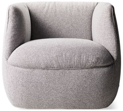 Greg Accent Swivel Chair - Plush Upholstery - 360-Degree Swivel - High Resiliency Foam Seat - Contemporary Style