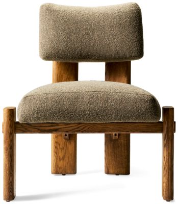 Sylvie Accent Chair - Plush Seat - Exposed Joinery - Mid-Century Charm