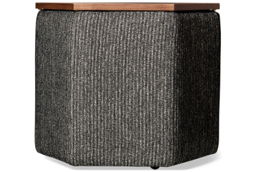 Design Lab Accent Storage Ottoman with Casters - Multifunctional Design - Easy Mobility