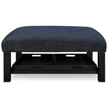 Design Series Cocktail Ottoman with Trays