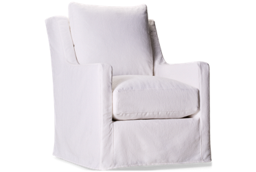 Seaside XL Swivel Glider with Slipcover + Track Arms