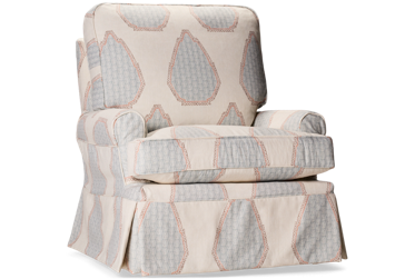 Dennis Swivel Glider with Slipcover