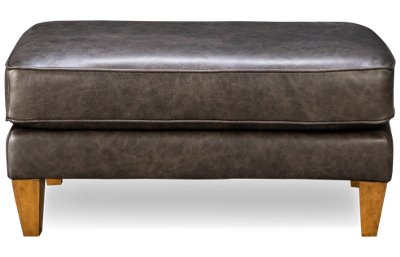 Dorea Leather Cocktail Ottoman