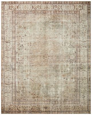 Margot Area Rug – Vintage-Inspired – Cloud Pile – Antique Sage/Brown