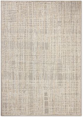 Bexley Area Rug – Contemporary Abstract – Machine Woven – Natural/Dove