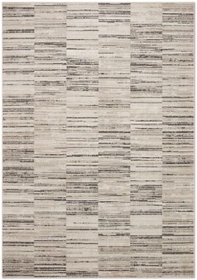 Darby Area Rug – Contemporary – Machine-Woven – Charcoal/Sand