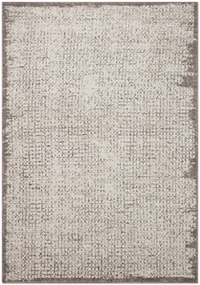 Darby Area Rug – Contemporary – Machine-Woven – Ivory/Stone