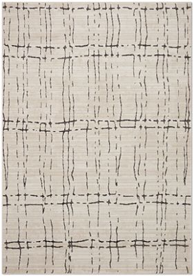 Darby Area Rug – Contemporary – Machine-Woven – Sand/Dark Grey