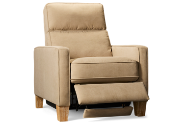 Galloway Power Recliner - Tilt Power Headrest - USB Charging - Chaise Footrest - Cushioned Back - Durable Upholstery