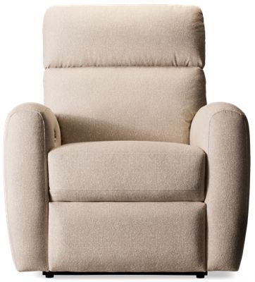 Rockabye Power Auto Glider Recliner - Tilt Power Headrest - Tufted Back Cushion - USB Ports - Durable Polyester Cover