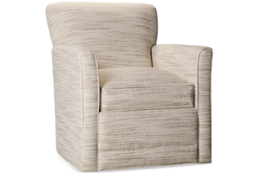 Times Square Push Back Swivel Recliner - Minimalist Design - Durable Polyester Fabric - Plush Foam Cushions