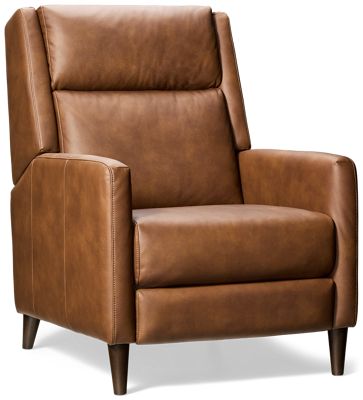 Beaumont Pushback Recliner - Soft Faux Leather - Transitional Comfort