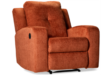 Danum Zero Wall Recliner - Contemporary Design - Track Arms - Tufted Backrest