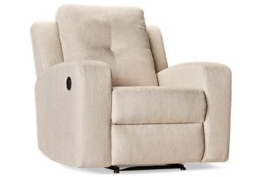 Danum Zero Wall Recliner - Contemporary Design - Track Arms - Tufted Backrest