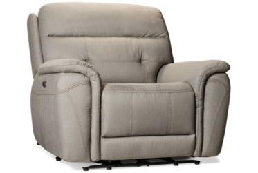 Wyoming Power Recliner - Tilt Power Headrest - Soft Performance Fabric