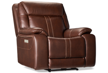 Game Time Power Recliner - Tilt Power Headrest - Immersive Sound -  Lumbar Support - Massage & Heat