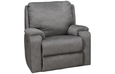 Klaussner Home Furnishings Moving Your Way Power Rocker Recliner with Tilt Headrest and Lumbar