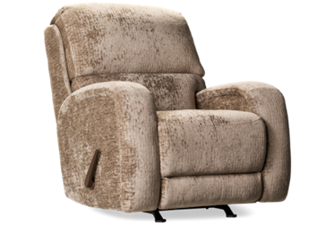 Fandango Rocker Recliner - Plush Tufted Seat - Cushioned Waterfall Backrest - Easy Side Lever