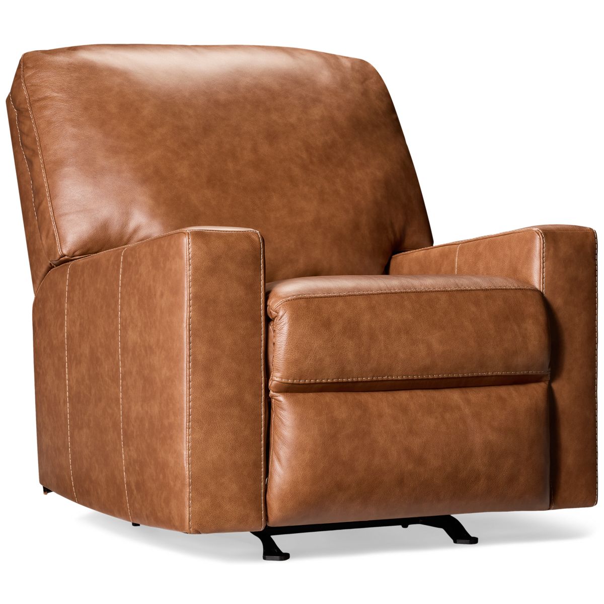 Ashley Arlington Rocker Recliner - Soft Top-Grain Leather - Track Arms - Plush Comfort