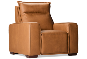 Acton Leather Power Recliner with Tilt Headrest