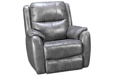 Marquis Leather Power Rocker Recliner with Tilt Headrest