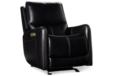 Cuddle Leather Power Autoglide Recliner - Tilt Power Headrest - Heat - Massage - Modern Comfort