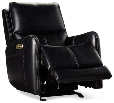 Cuddle Leather Power Autoglide Recliner - Tilt Power Headrest - Heat - Massage - Modern Comfort