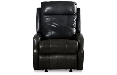 Mirra Leather Power Rocker Recliner with Tilt Headrest and Lumbar