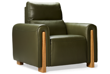Del Mar Leather Power Recliner - Tilt Power Headrest - Top Grain Leather