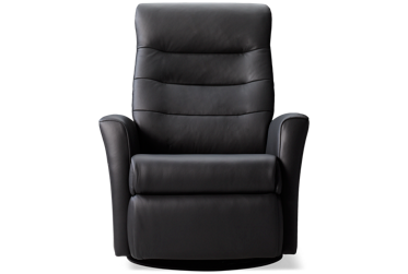 Zero Stress Queen Leather Power Glider Recliner - 360 Degree Swivel - Tilt Power Headrest - Large Size