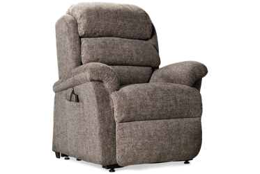 Polaris Small Power Lift Recliner - Tufted Backrest - Padded Armrests - Remote Control - Zero Gravity