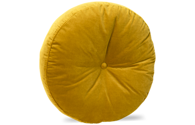 Design Lab 17" Round Pillow with Button