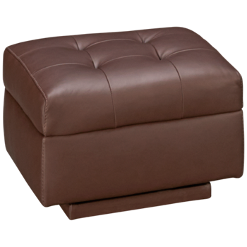 Como Leather Comfort Air Rocking Ottoman