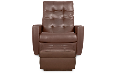 Como Leather Comfort Air Chair and Rocking Ottoman