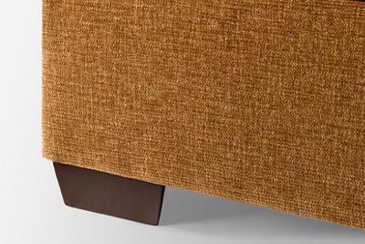 Puzzle 5 Piece Sectional - Modular System - Plush Cushions - Angled Track Armrests - Toss Pillows - Soft Chenille Fabric