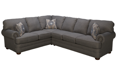 Cliffside 2 Piece Sectional with Nailhead