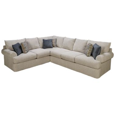 Klaussner Home Furnishings Cora, 2 Piece Sectional Sofa Bed