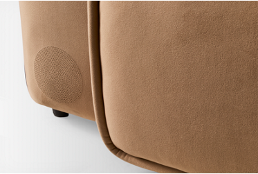 Watch Party 5 Piece Sectional - Immersive Sound - Adjustable Volume & Vibration - Cushy Foam Seats - Wide Track Armrests
