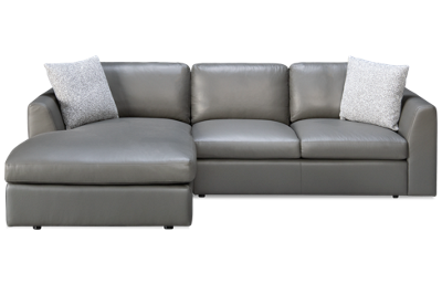 Ensemble 2 Piece Leather Sectional