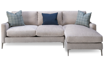 Design Lab 2 Piece Sectional with Toss Pillows