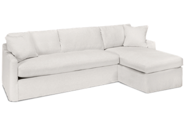2 Piece Sectional with Slipcover