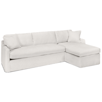 2 Piece Sectional with Slipcover