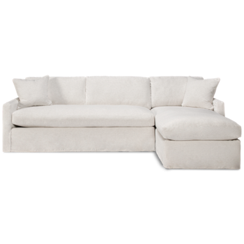 2 Piece Sectional with Slipcover