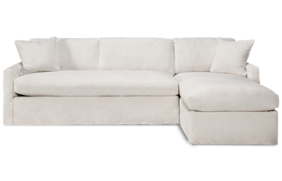 2 Piece Sectional with Slipcover