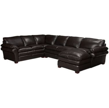 Futura Hogan 3 Piece Leather Sectional