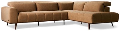 Scacco 2 Piece Sectional - Wide Track Arms - Modern Tufting - Adjustable Headrests for Customized Comfort