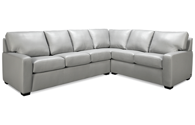 Carson 2 Piece Leather Sectional