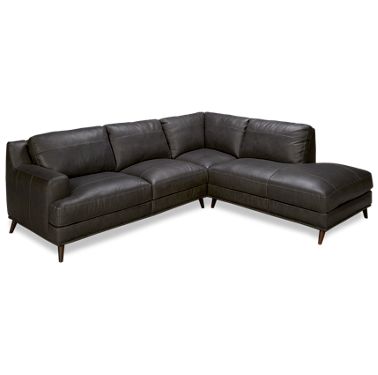 Soft Line Caruso 2, Leather 2 Piece Sectional