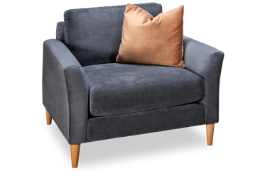 Design Lab Chair with Toss Pillow